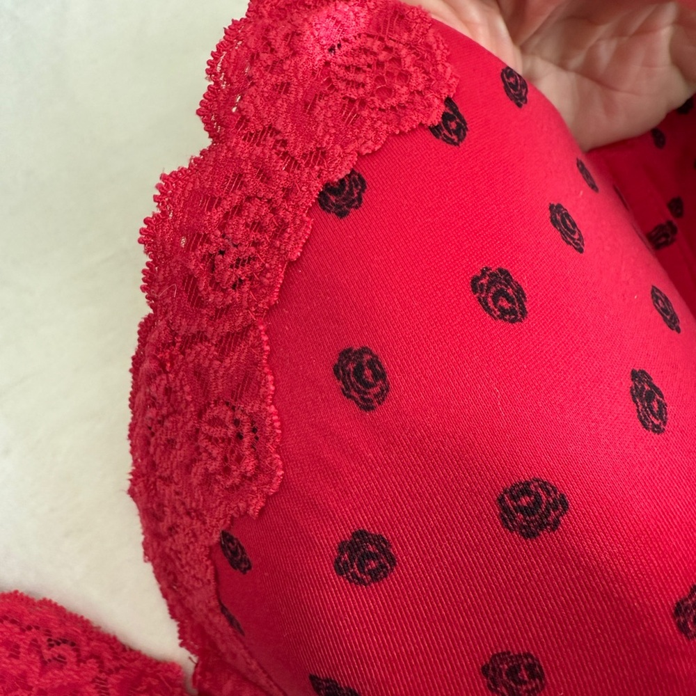 Red off cherry Color Bra - Picture 7 of 7
